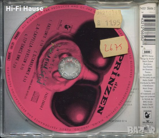 Die Prinzen, снимка 2 - CD дискове - 35635628