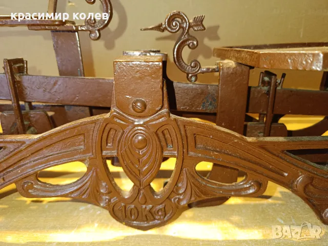 стар немски кантар за декорация, снимка 2 - Антикварни и старинни предмети - 48894426