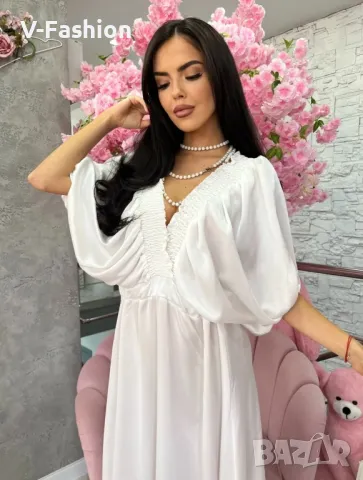 бяла рокля , снимка 5 - Рокли - 49254105