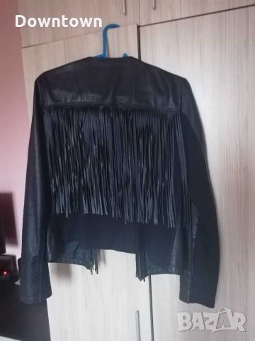 IMPERIAL естествена кожа яке с ресни, снимка 6 - Якета - 31166400