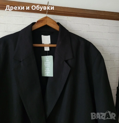 Черен нов блейзър H&M , снимка 6 - Сака - 51291217