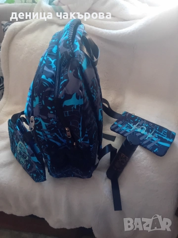Ергономична ученическа раница за ГЕЙМЪРИ (само 650гр!) + ПОДАРЪК Бутилка 🎁🎮, снимка 3 - Раници - 54110385