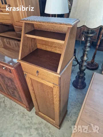 Масивно Високо Шкафче -внос от Германия! , снимка 2 - Шкафове - 49389808