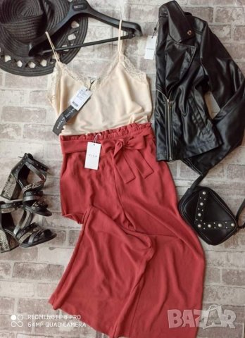 Нов панталон висока талия Villa-М, снимка 2 - Панталони - 29699449