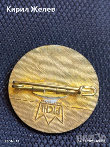 Рядка почетна значка за пешеходен туризъм от Фрауернау Германия за КОЛЕКЦИЯ 41231, снимка 4 - Колекции - 50902805