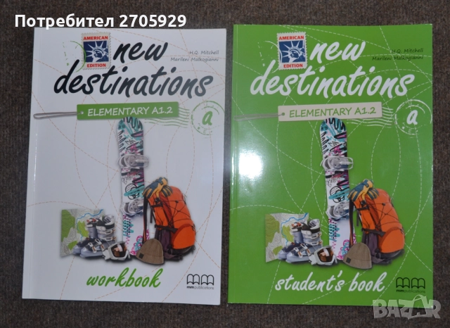 Учебник с учебна тетрадка New destination, elementary A1.2 , снимка 6 - Чуждоезиково обучение, речници - 51512401
