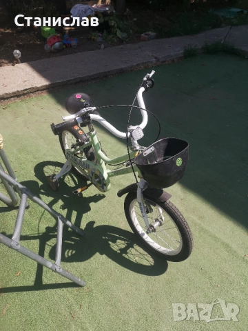 Детски велосипед Makani 16” кошничка и помощни колелета, снимка 8 - Велосипеди - 52773891