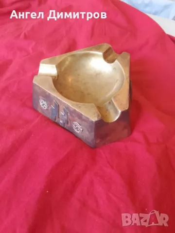 Трети райх страхотен месингов пепелник , снимка 4 - Колекции - 49813258