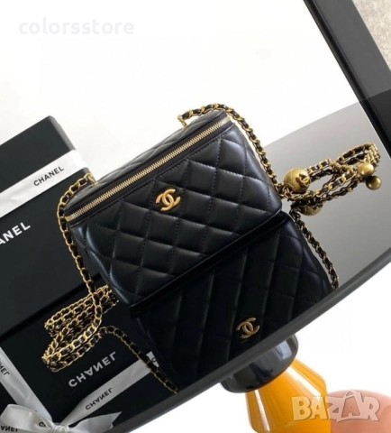 Луксозна Черна чанта Ch***/BR15 e