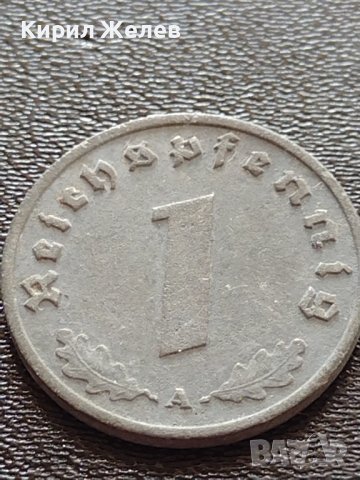 Две монети 1 райхспфенинг 1939г. / 1 райхспфенинг 1943г. Трети райх с СХВАСТИКА редки 14742, снимка 10 - Нумизматика и бонистика - 40649833