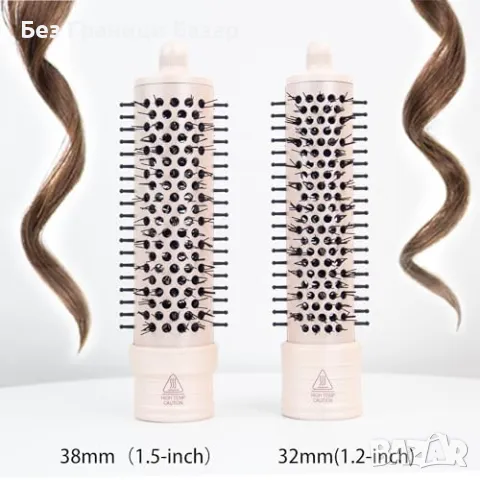 Нова Термочетка за Коса – Къдрици и Обем за Секунди, Професионален Стайлинг, снимка 6 - Други - 49439417
