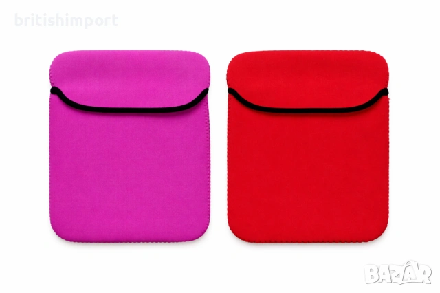 Неопренов калъф за таблет 10-11 инча, розов и червен цвят