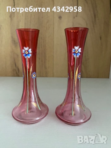 Бохемия.Ретро мини вази. Германия 