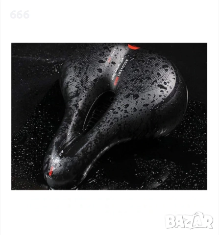 Мека, удобна спортна седалка за велосипед, с вентилация и вградена призма, снимка 4 - Части за велосипеди - 52703877