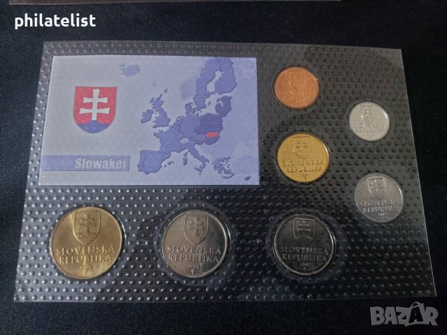 Словакия - Комплектен сет от 7 монети 1993-2003, снимка 2 - Нумизматика и бонистика - 42485313