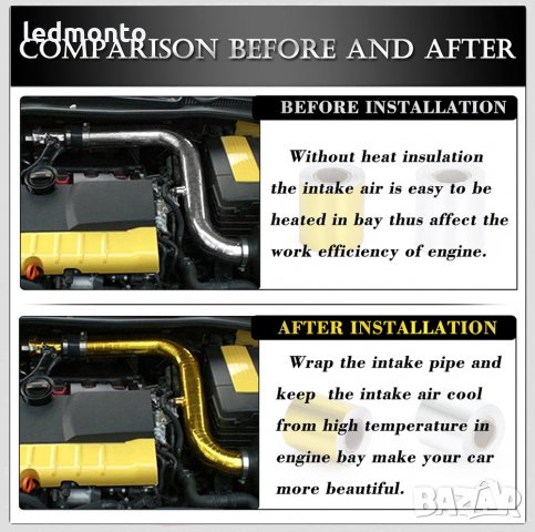 Алуминиева армирана лента, термо щит Термо самозалепваща лента, снимка 3 - Аксесоари и консумативи - 34495464