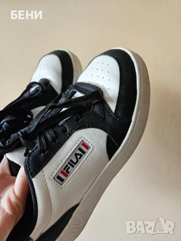 FILA Дамски черно-бели обувки, снимка 5 - Маратонки - 50707893