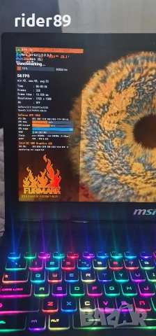 Msi ge63 raider / 15.6 120hz / i7 8750h / gtx 1060, снимка 6 - Лаптопи за игри - 53031860