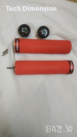 Ръкохватки грипове Rockbros Lock-on антивибрационни, снимка 3 - Аксесоари за велосипеди - 52850617