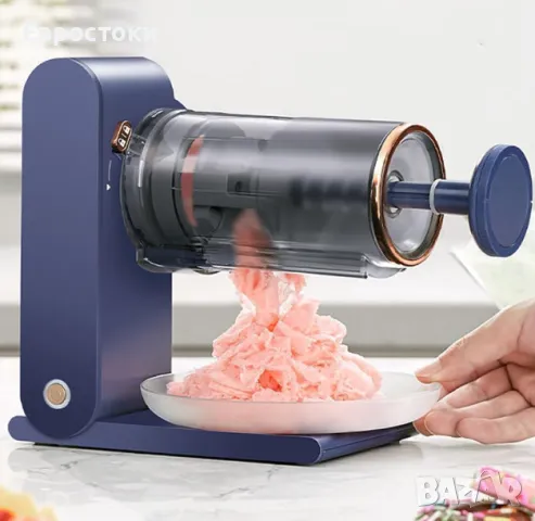 Електрическа стъргалка за лед и замразена храна Snowflake, преносима, презареждаща се, прави снежинк