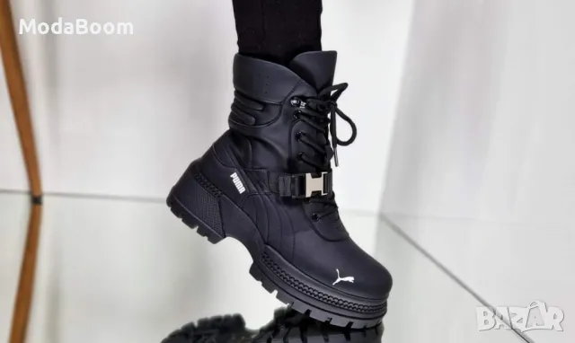 Puma зимни дамски черни боти , снимка 3 - Дамски боти - 48139311