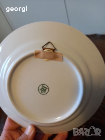 Декоративна порцеланова чиния с позлата Kahla  15/4, снимка 8 - Колекции - 34967654