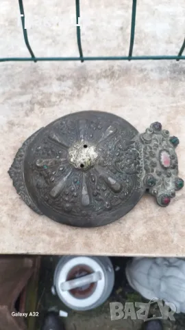 ГОЛЯМА СТАРА СРЕБЪРНА ПАФТА ПАФТИ , снимка 3 - Антикварни и старинни предмети - 50416965