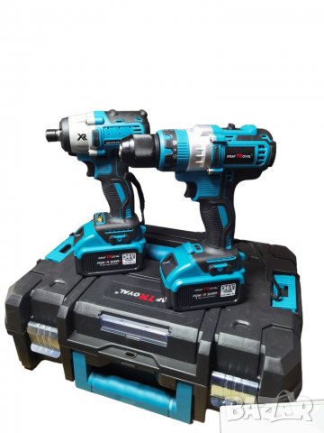 Безжичен Винтоверт и Гайковерт Импакт 36V 8,0AH KRAFT ROYAL Акумулаторен 2 батерии , снимка 3 - Винтоверти - 39605379