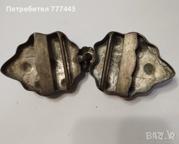 Сребърни  възрожденски пафти, снимка 4 - Антикварни и старинни предмети - 54016998