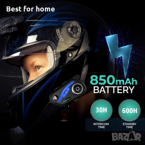 Bluetooth Интеркоми за Мотор SWAREY – Шумопотискане, Водоустойчиви, снимка 5 - Тонколони - 52956013