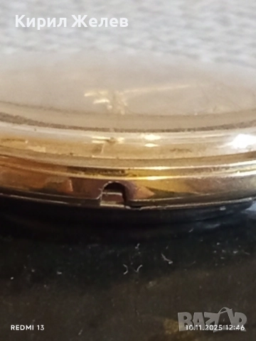 Стар механичен часовник Lantex ANTI-MAGNETIC SWISS MADE позлатен за КОЛЕКЦИЯ 51508, снимка 5 - Антикварни и старинни предмети - 52361548