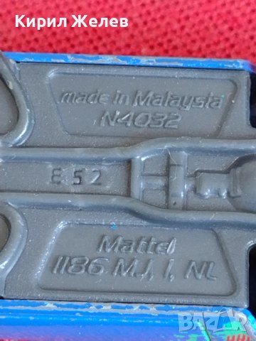 Метална количка MATTEL1186 MADE IN MALAYSIA спортен модел за КОЛЕКЦИЯ ДЕКОРАЦИЯ 37604, снимка 8 - Колекции - 40662031