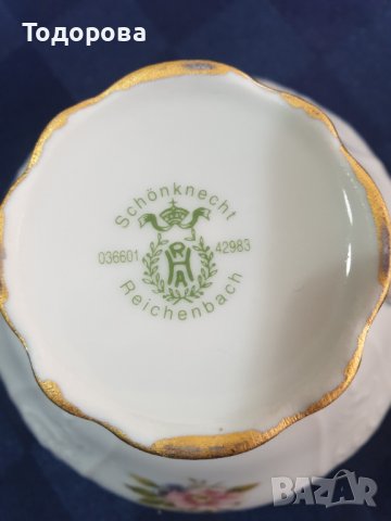 Бароков сервиз за чай,кафе Schönknecht Reichenbach, снимка 6 - Сервизи - 40045590