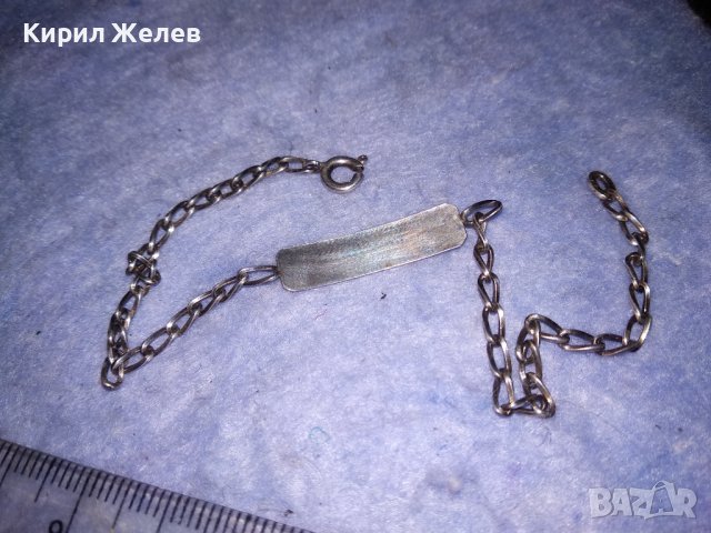 СТАРА СРЕБЪРНА РЕТРО АР ДЕКО ГРИВНА СРЕБРО 800 РЪЧНА МАЙСТОРСКА ИЗРАБОТКА 32132, снимка 11 - Гривни - 40475762