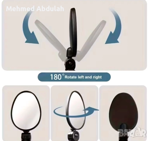 Кръгли и елипсовидни огледала за велосипеди, снимка 12 - Велосипеди - 52514926