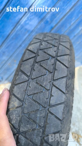 джанта-патерица за Фиат Ланча Алфа Ромео 4Jx15"/5x98/ет35/58,1мм-гума 125/80/15, снимка 8 - Гуми и джанти - 50776540