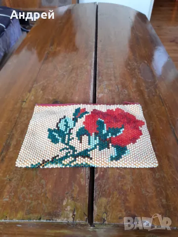 Старо мънистено портмоне #12