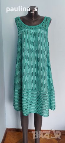 Два броя / Летни рокли от текстил и дантела / голям размер , снимка 4 - Рокли - 36845663