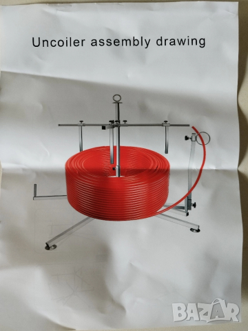 Стойка за развиване на тръби за водно подово отопление, снимка 7 - ВИК - 52229178