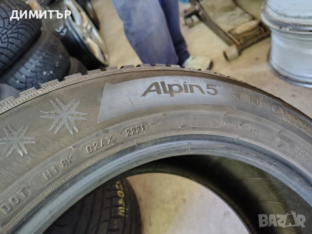 4бр.зимни гуми MICHELIN 225 55 17 DOT 21 цена за брой, снимка 7 - Гуми и джанти - 51371902
