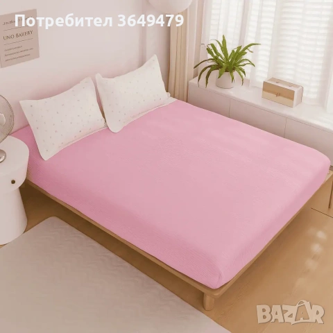 Спален комплект от 6 части с ластик, снимка 5 - Спално бельо - 54230262