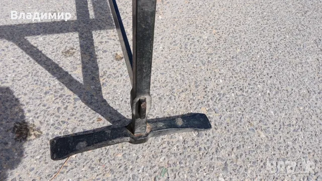 Холна маса от ковано желязо. 146/58/47, снимка 8 - Маси - 49421435