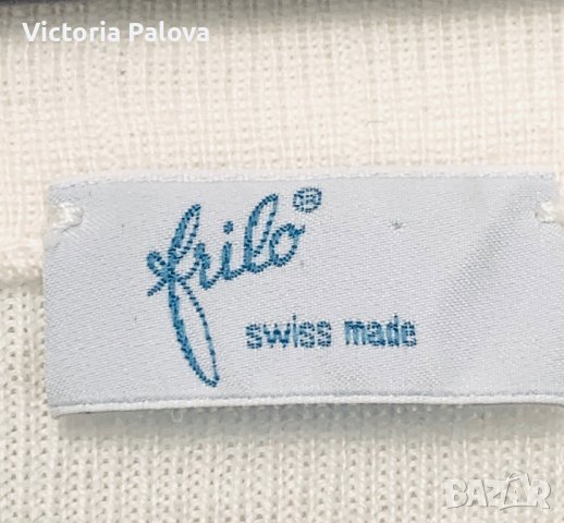 Скъпа блуза кроп  FRILO SWISS MADE, снимка 8 - Блузи с дълъг ръкав и пуловери - 44254144