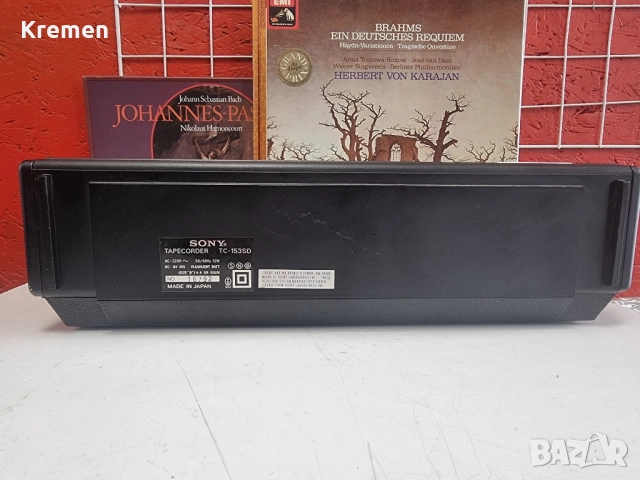 Касетофон SONY TC-153SD, снимка 6 - Радиокасетофони, транзистори - 52146574