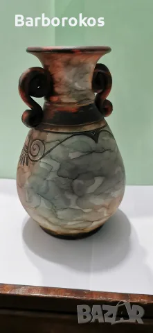 Керамична Ваза с декорация , снимка 6 - Вази - 56114205