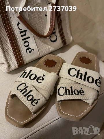 Chloe чанта обувки чехли , снимка 2 - Дамски ежедневни обувки - 53890155