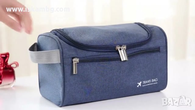 МЪЖКА ЧАНТИЧКА ЗА КОЗМЕТИКА С КУКА ЗА ЗАКАЧАНЕ - КОД 3065, снимка 3 - Органайзери - 33896576