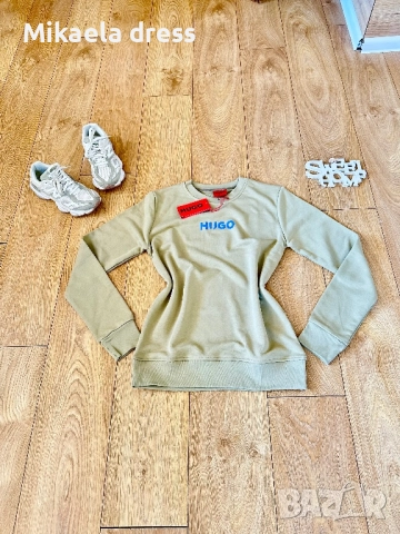 Hugo Boss!Страхотен суичър Hugo Boss.Памучна и много удобна материя.Размери С М Л, снимка 4 - Суичъри - 52150514