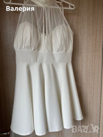 Бяла рокля, снимка 1 - Рокли - 40448191