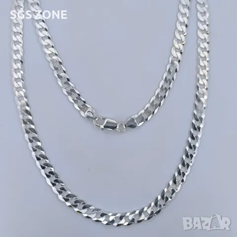 Голям Избор от Италиански Верижки и Гривни Сребро Проба 925, снимка 6 - Гривни - 49988980